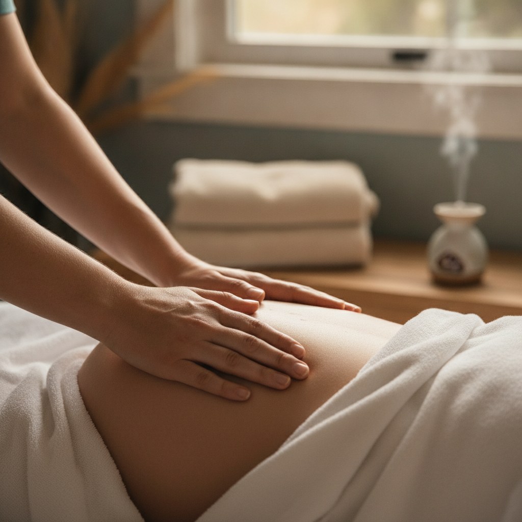 Prenatal Massage just hands